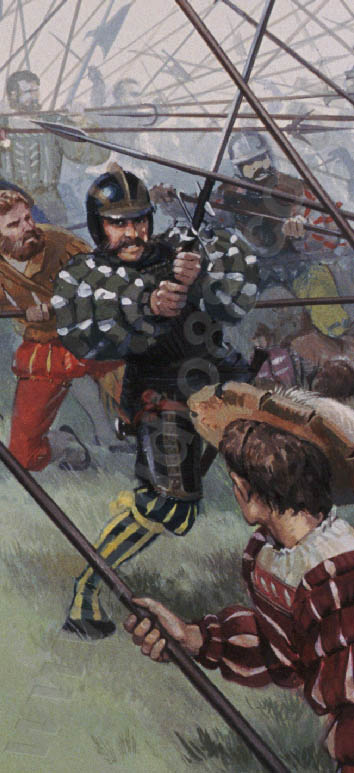 The Battle of Pavia - Pike fight detail