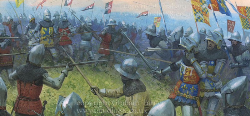 The Prince of Wales is wounded at Shrewsbury detail