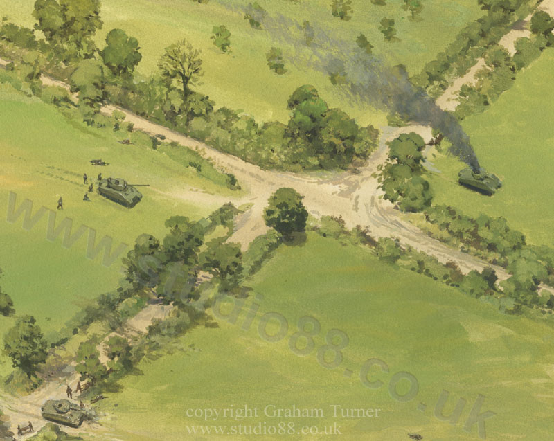 Normandy 1944 - detail from a painting by Graham Turner