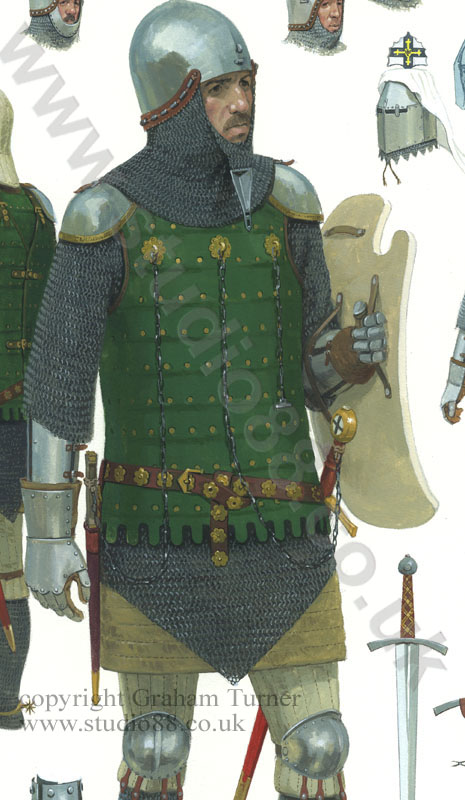 Teutonic Knight, 14th Century detail