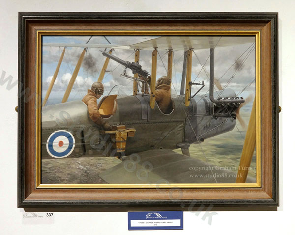 'Letter from Home - Royal Flying Corps Pilot with SE5a - WW1 Aviation painting by Graham Turner GAvA