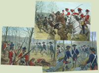 Paintings of the Battle of Cowpens by Graham Turner
