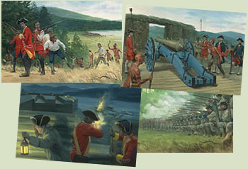 The Siege of Fort William Henry - Paintings by Graham Turner