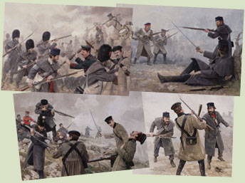 Paintings of the Battle of Inkerman by Graham Turner