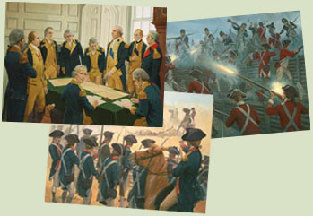 American War of Independence paintings by Graham Turner
