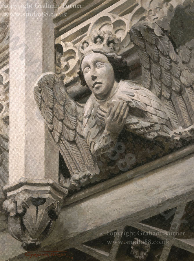 'Angel at Ewelme' greeting cards