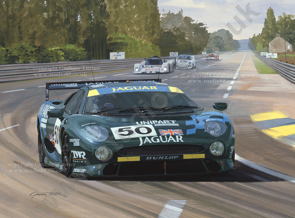 1993 Le Mans - Jaguar XJ220 - by Graham Turner