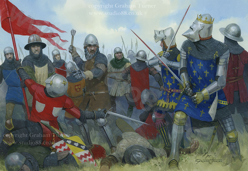 The Battle of Poitiers - Original Painting