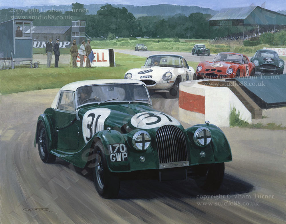 1962 Goodwood TT - Gicle Print by Graham Turner