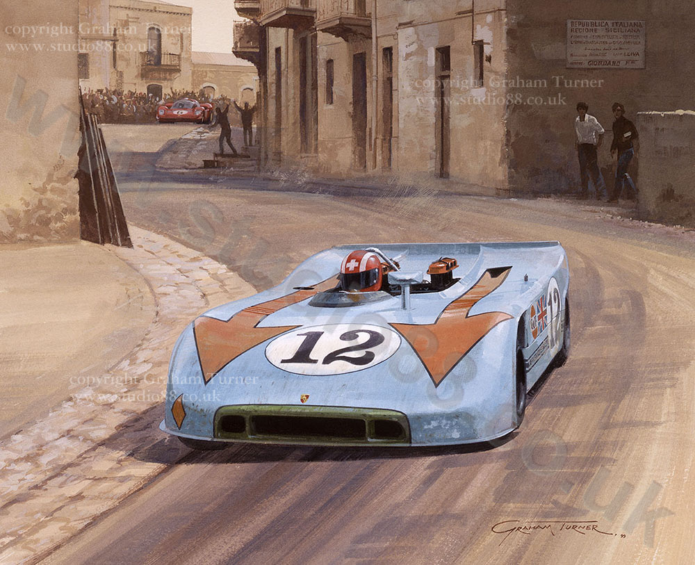 1970 Targa Florio - Gicle Print by Graham Turner