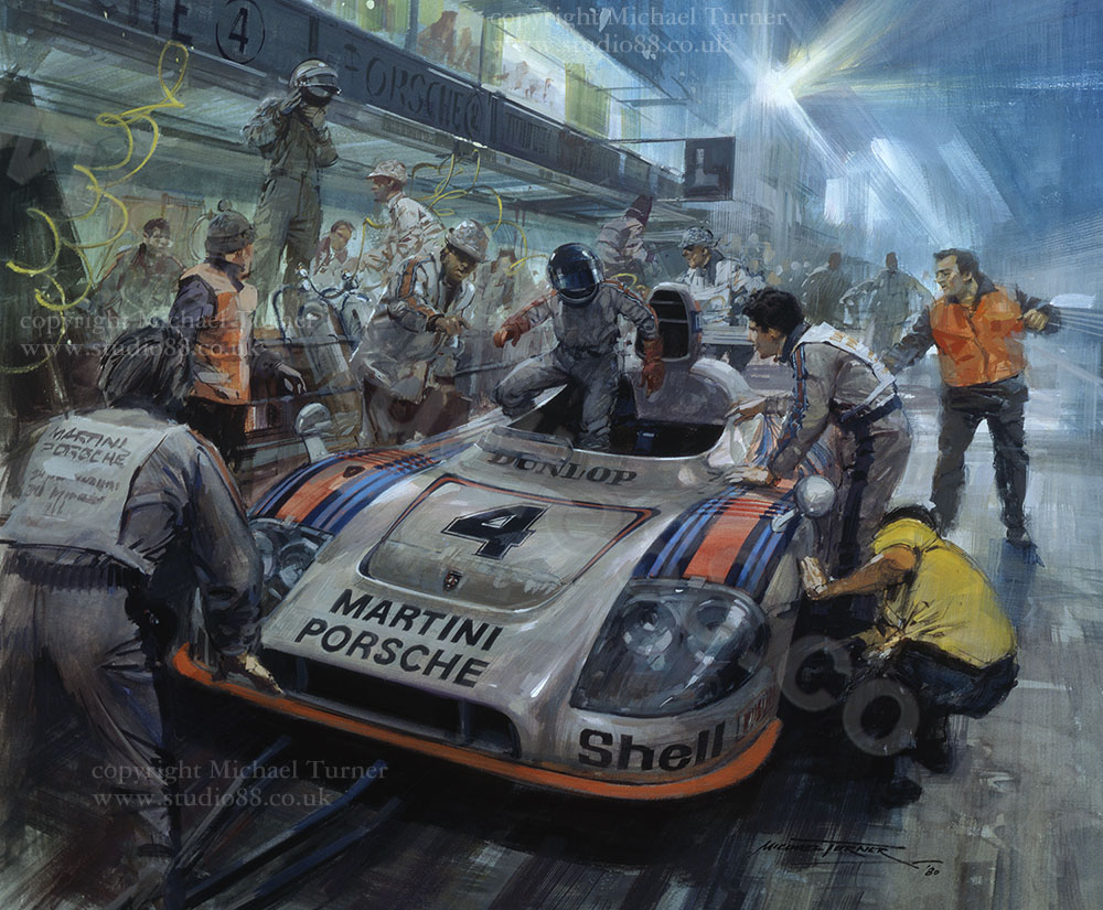 1977 Le Mans - Porsche Pitstop
