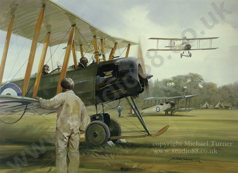 Pilot Training - Gicle Print by Michael Turner