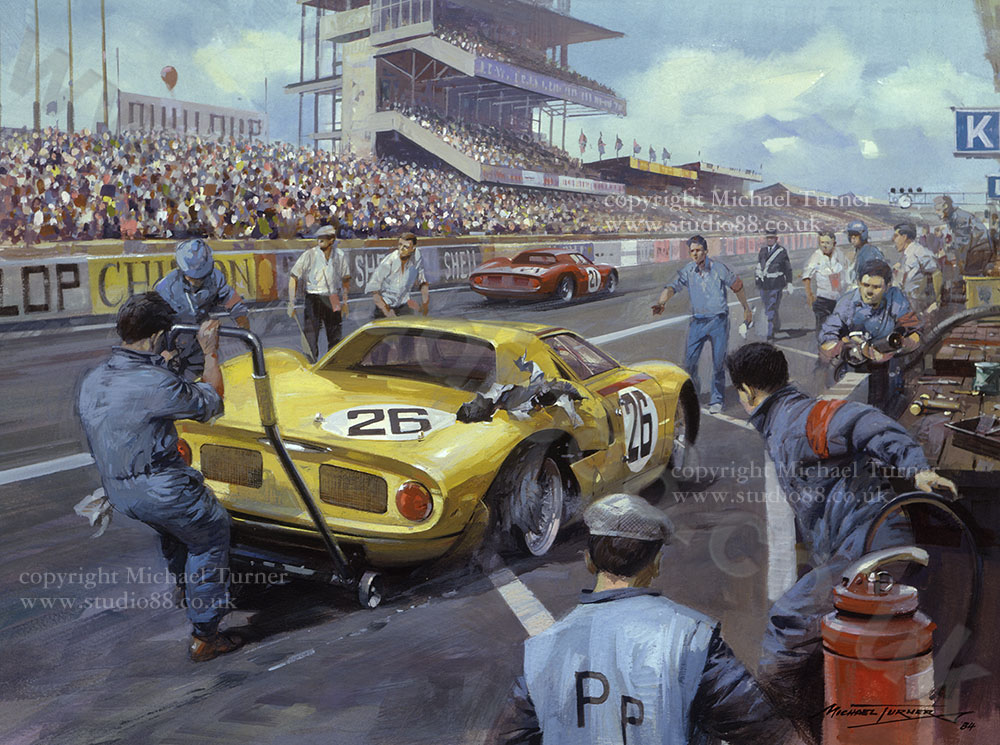 1965 Le Mans Ferrari Pitstop