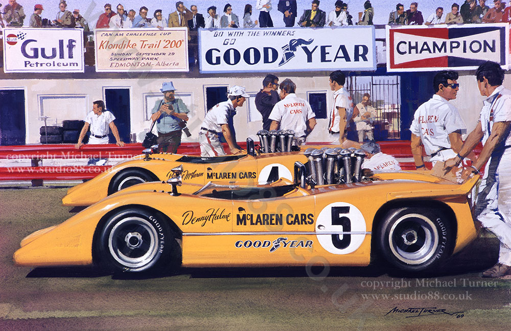 1968 Edmonton Can Am McLarens by Michael Turner - 20