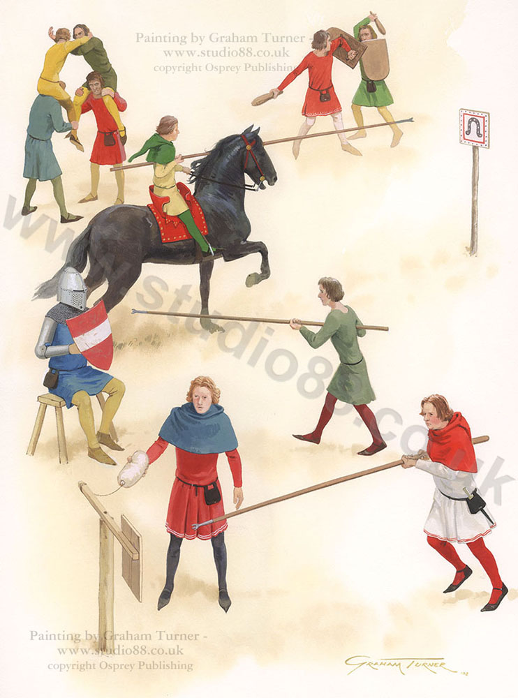 Squires Training - Original Painting