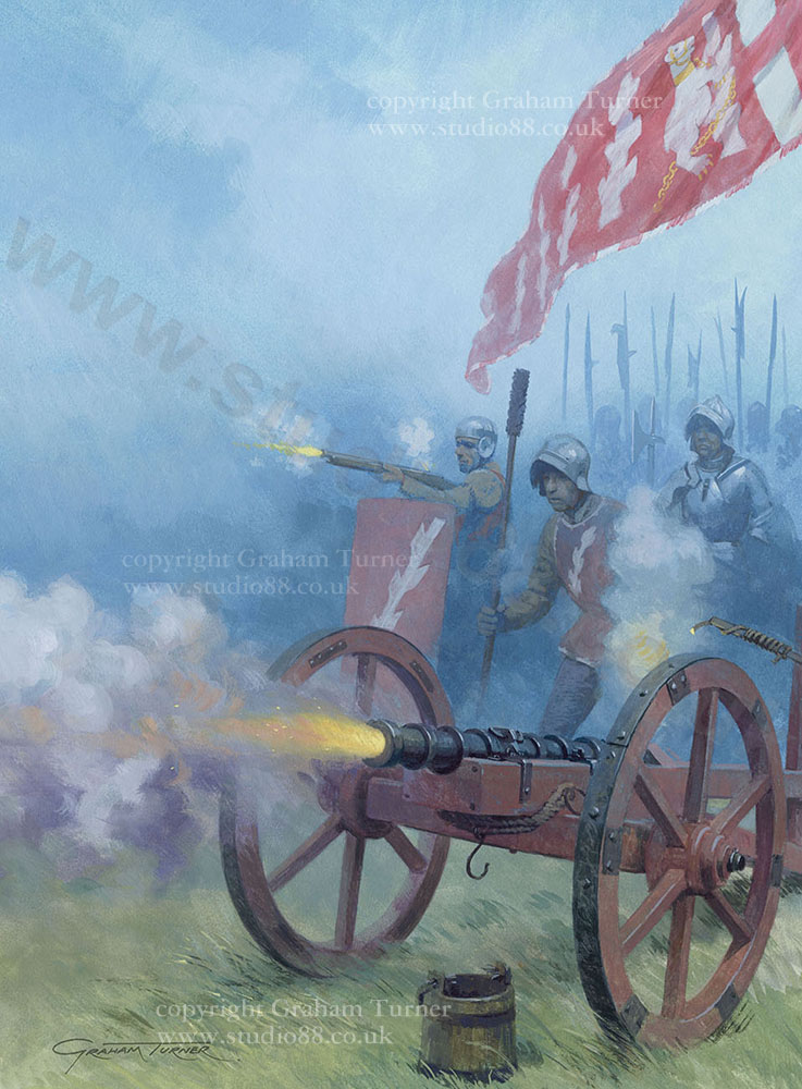 2025 Barnet Medieval Festival painting