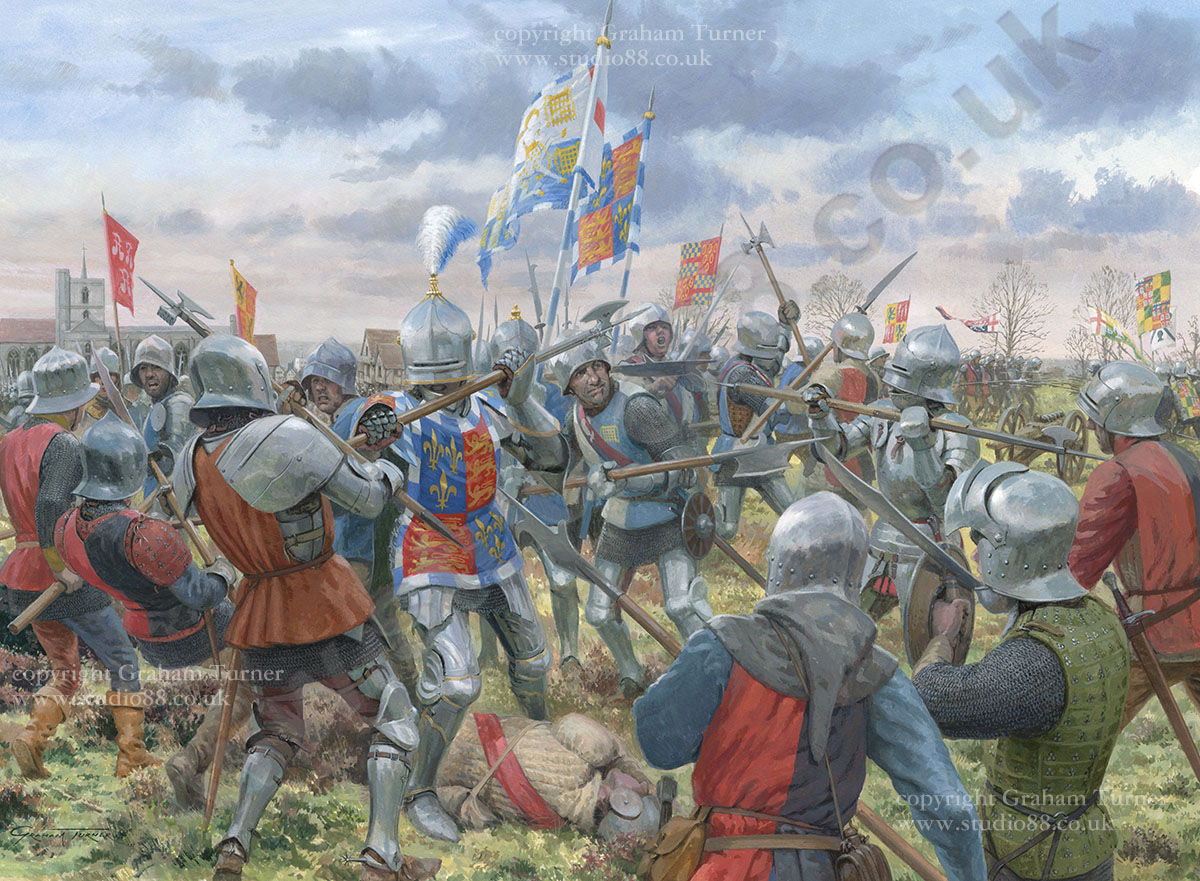 The Second Battle of St. Albans - original painting