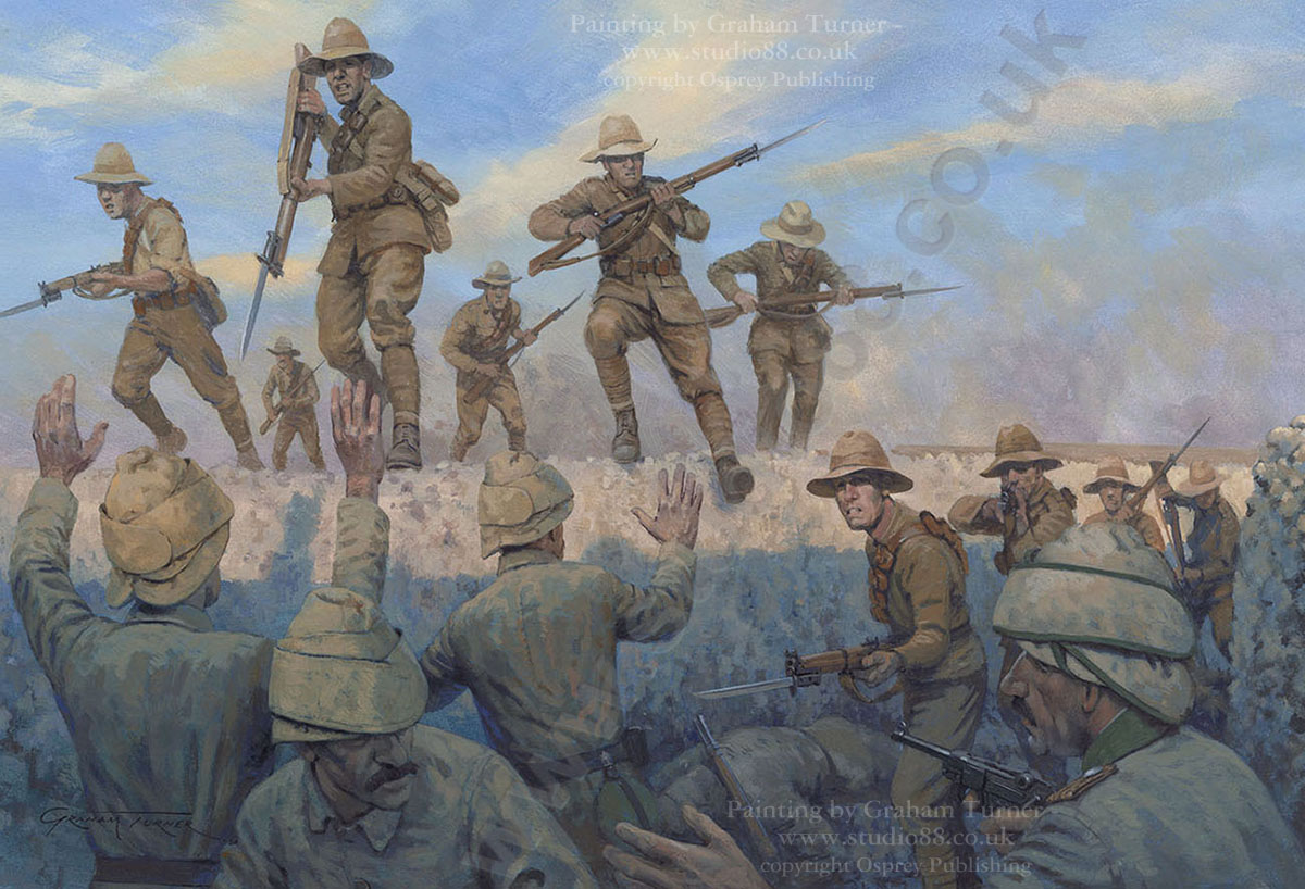 Fall of the Central Reduit, El Magruntein - 7 January 1917