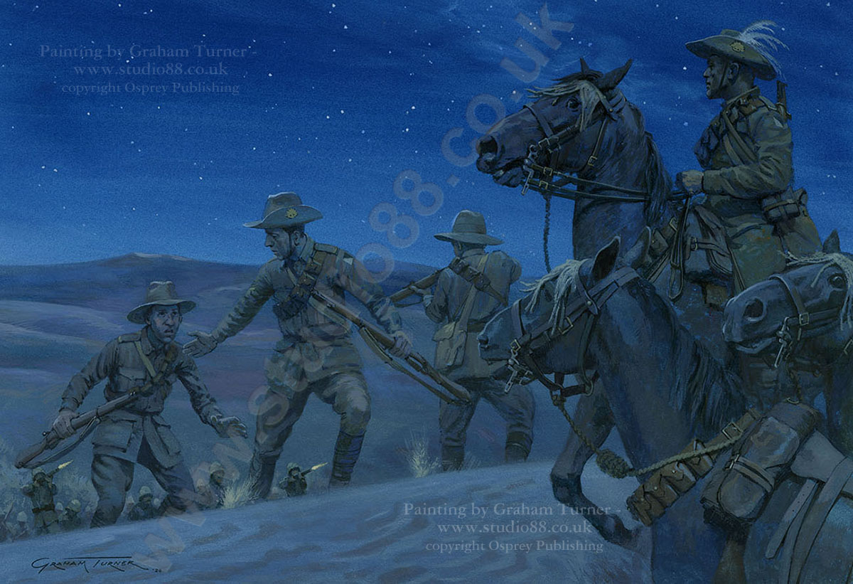 Night Retreat, Battle of Romani - 4 August 1916