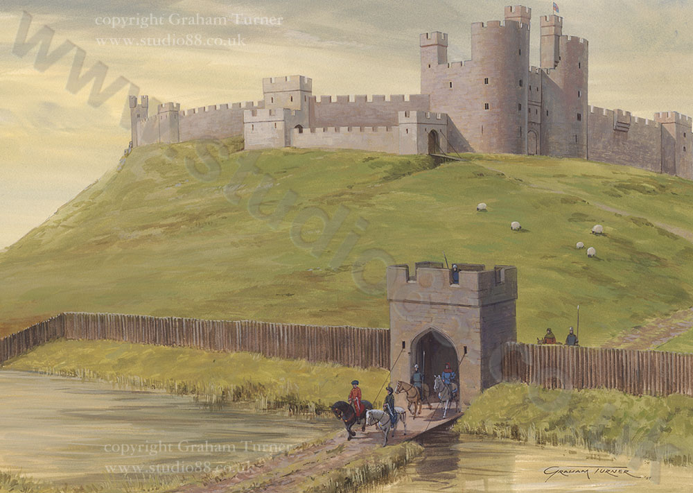 Dunstanburgh Castle, 1385