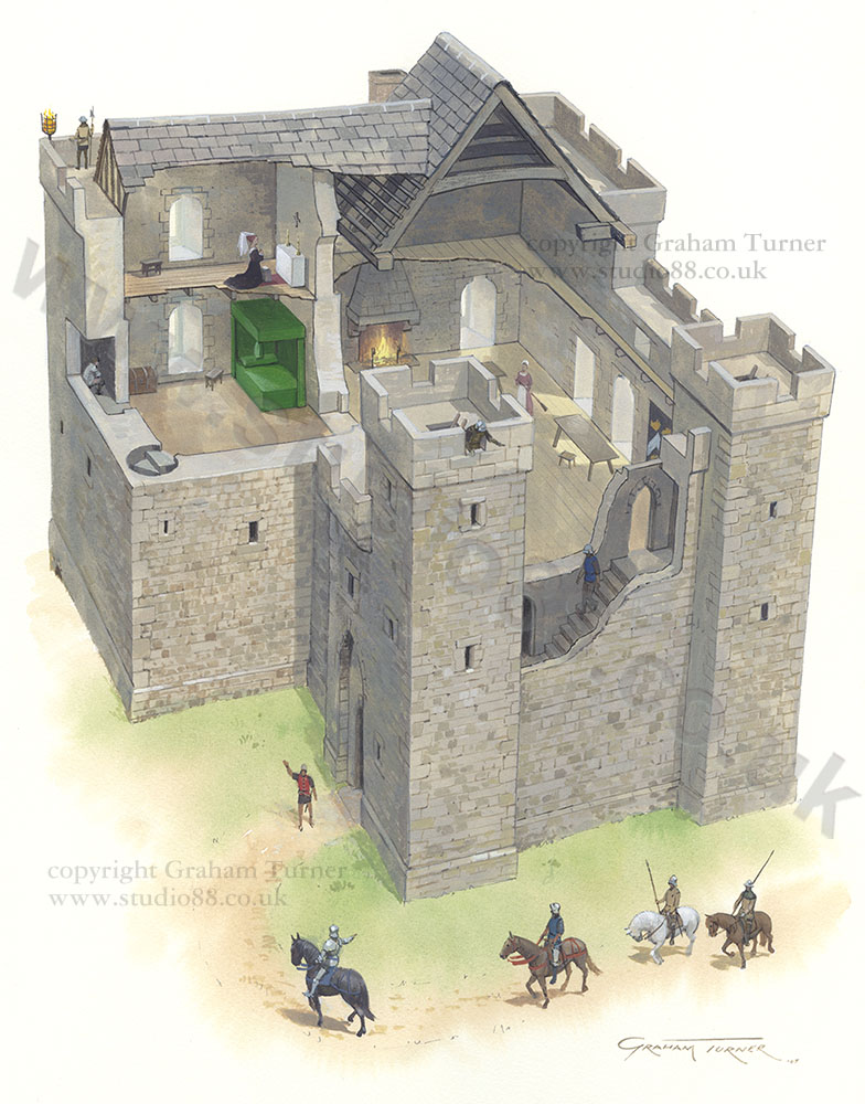 Thirlwall Castle, 1450