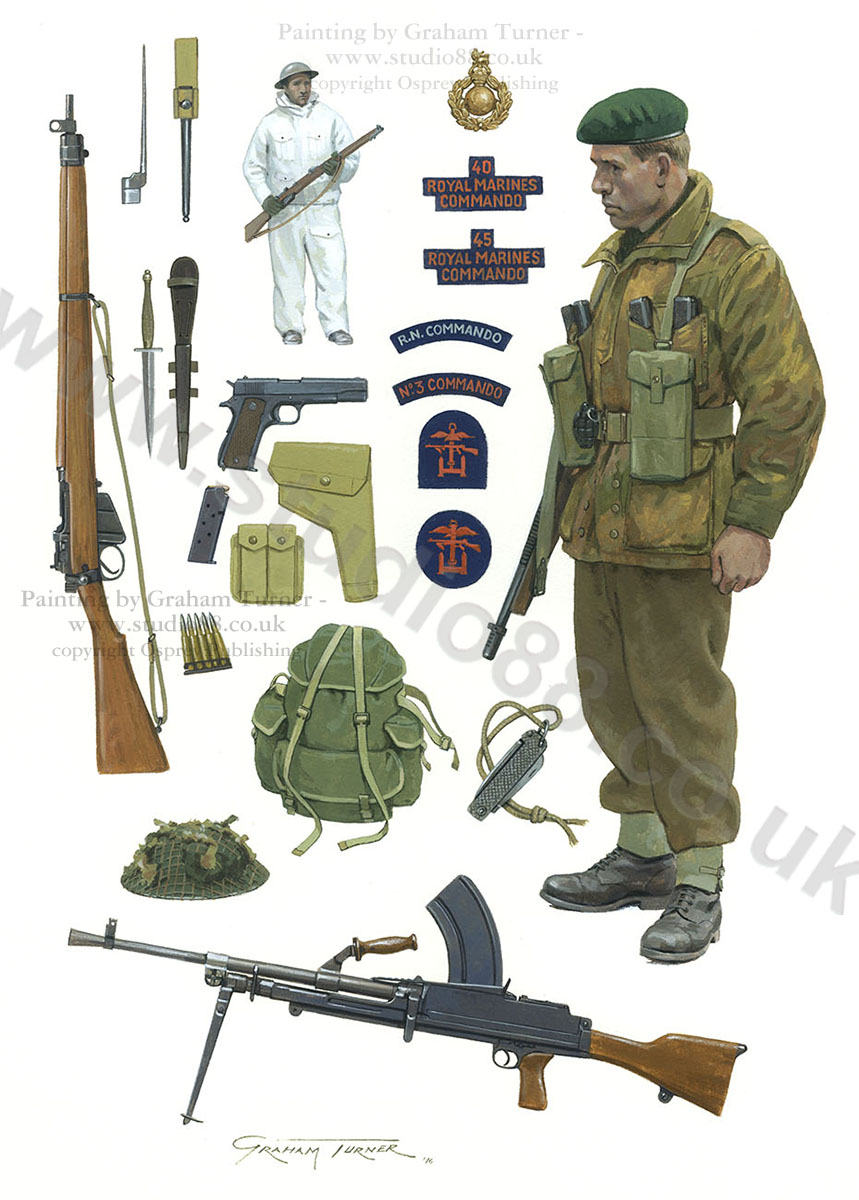 Royal Marine Commando, 1944-45
