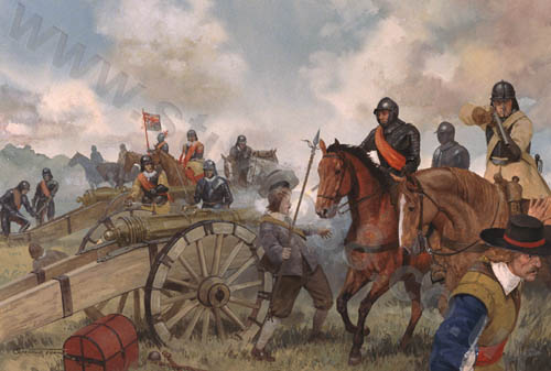 Royalist Cannon - Original Painting