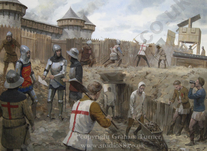 Siege of Harfleur - Original Painting