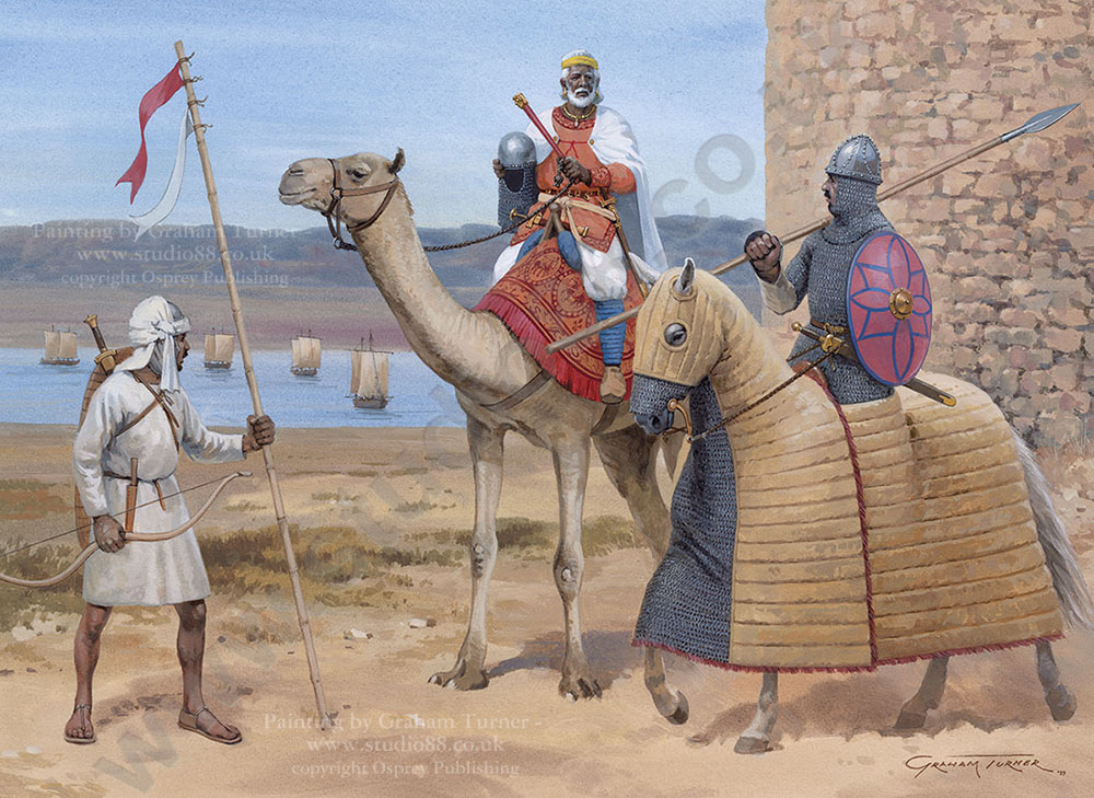 Plate A - India's first Arab-Islamic invaders, 7th to mid-8th centuries