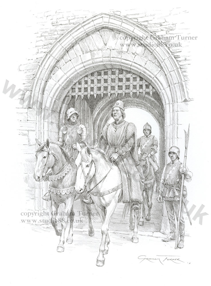 Kingmaker's Captive - original drawing
