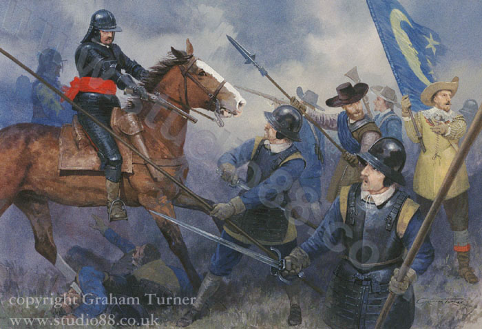 Destruction of the Old Blue Brigade - Original Painting