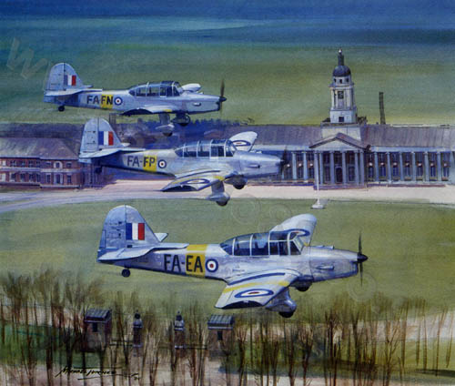 Cranwell Prentices - Original Painting by Michael Turner