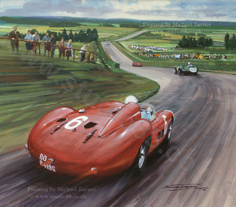 1956 Nurburgring 1000kms - Original Painting