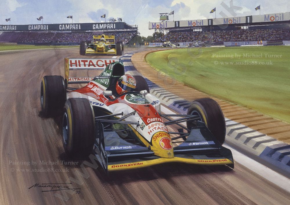 1993 British Grand Prix - Original Painting