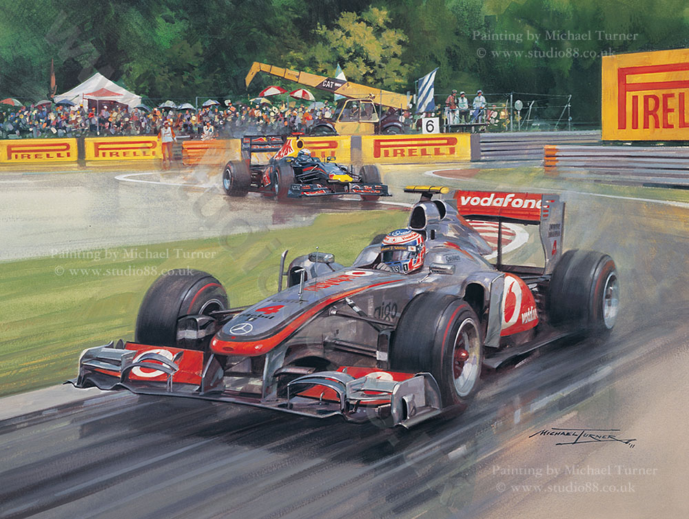 2011 Canadian Grand Prix - Original Painting by Michael Turner