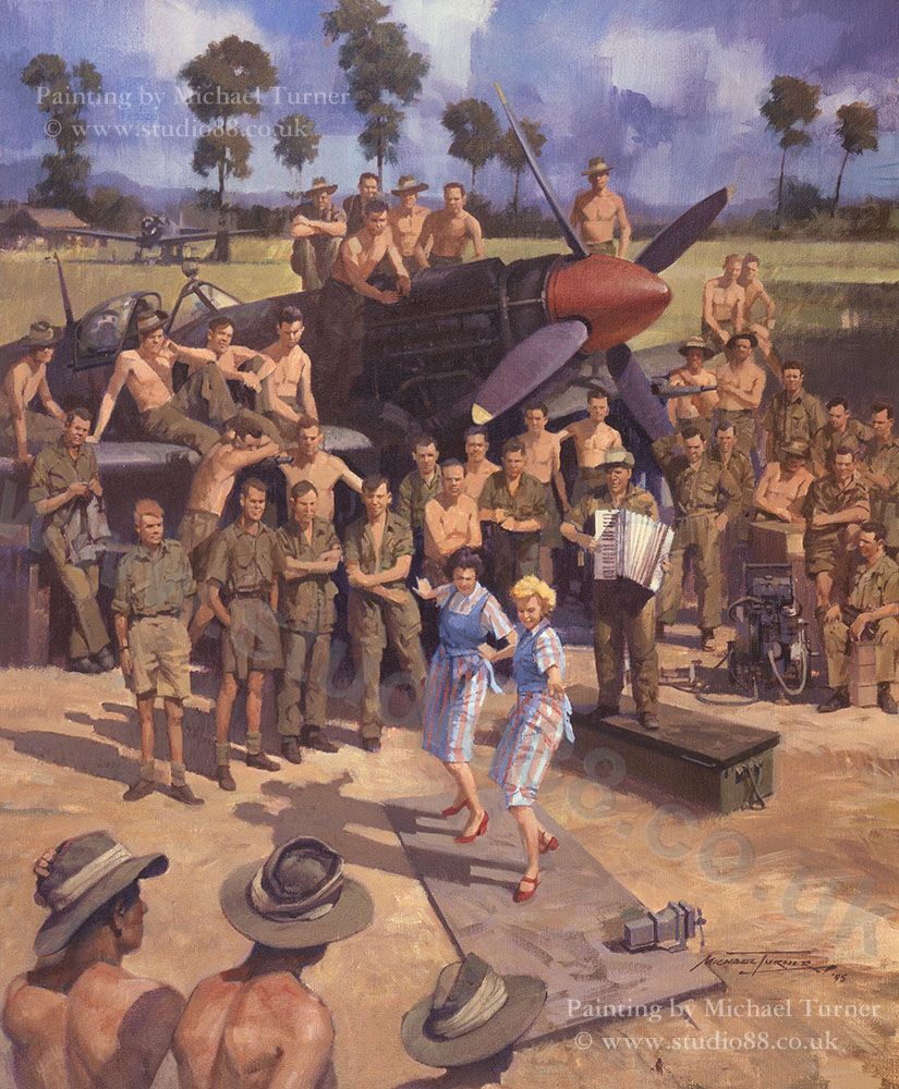 The Entertainers - Original Painting by Michael Turner