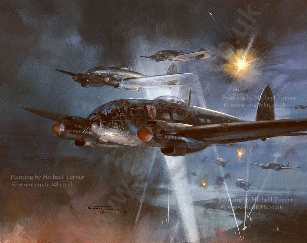 Terror in the Night - Original Painting by Michael Turner