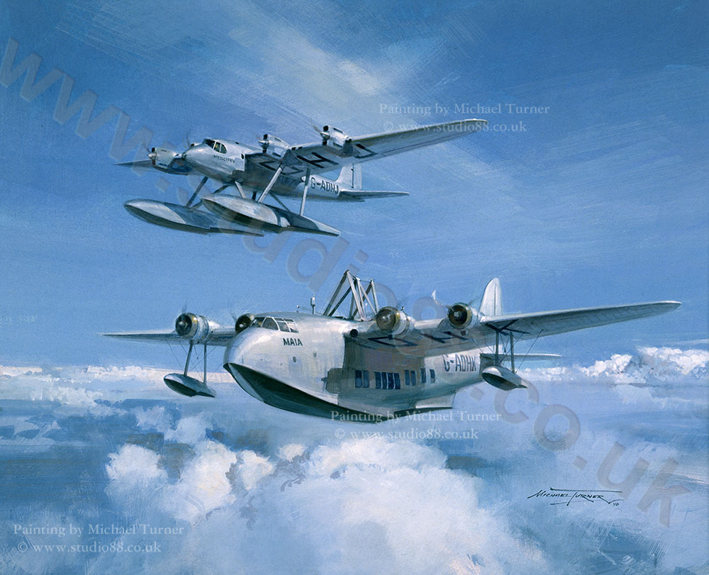 Speeding the Mail - Original Painting by Michael Turner