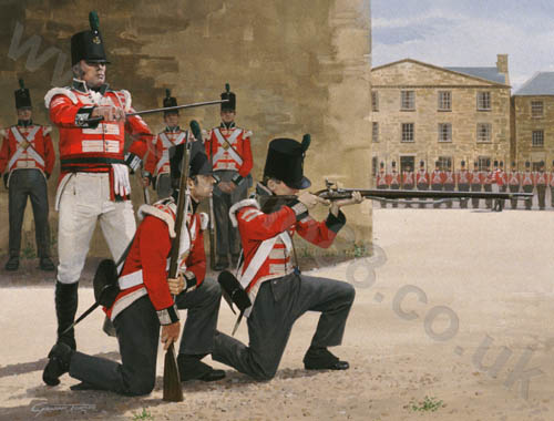 Plate C - British Redcoat - Original Painting