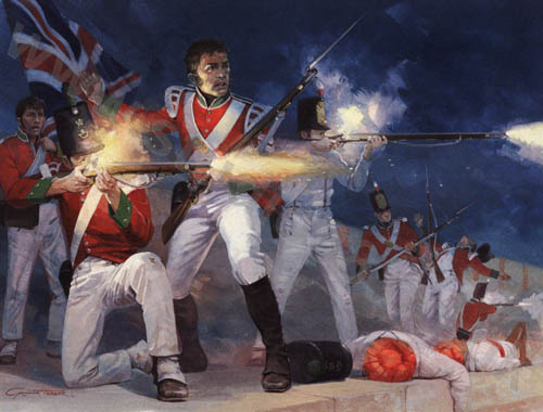 Plate H - British Redcoat - Original Painting