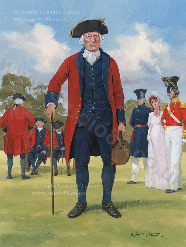 Plate L - British Redcoat - Original Painting