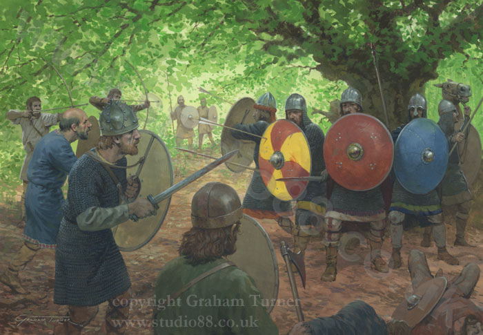 Battle in the Suntel Hills, AD 782