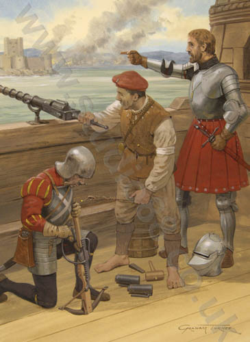 Carrickfergus, 1513 - Original Painting