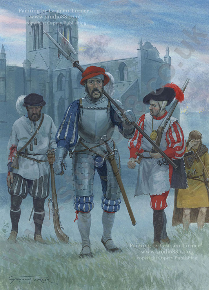 Siege of Haddington, 1548 - Original Painting