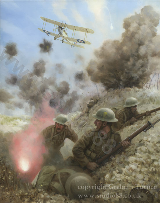 Somme Contact Patrol - original oil painting