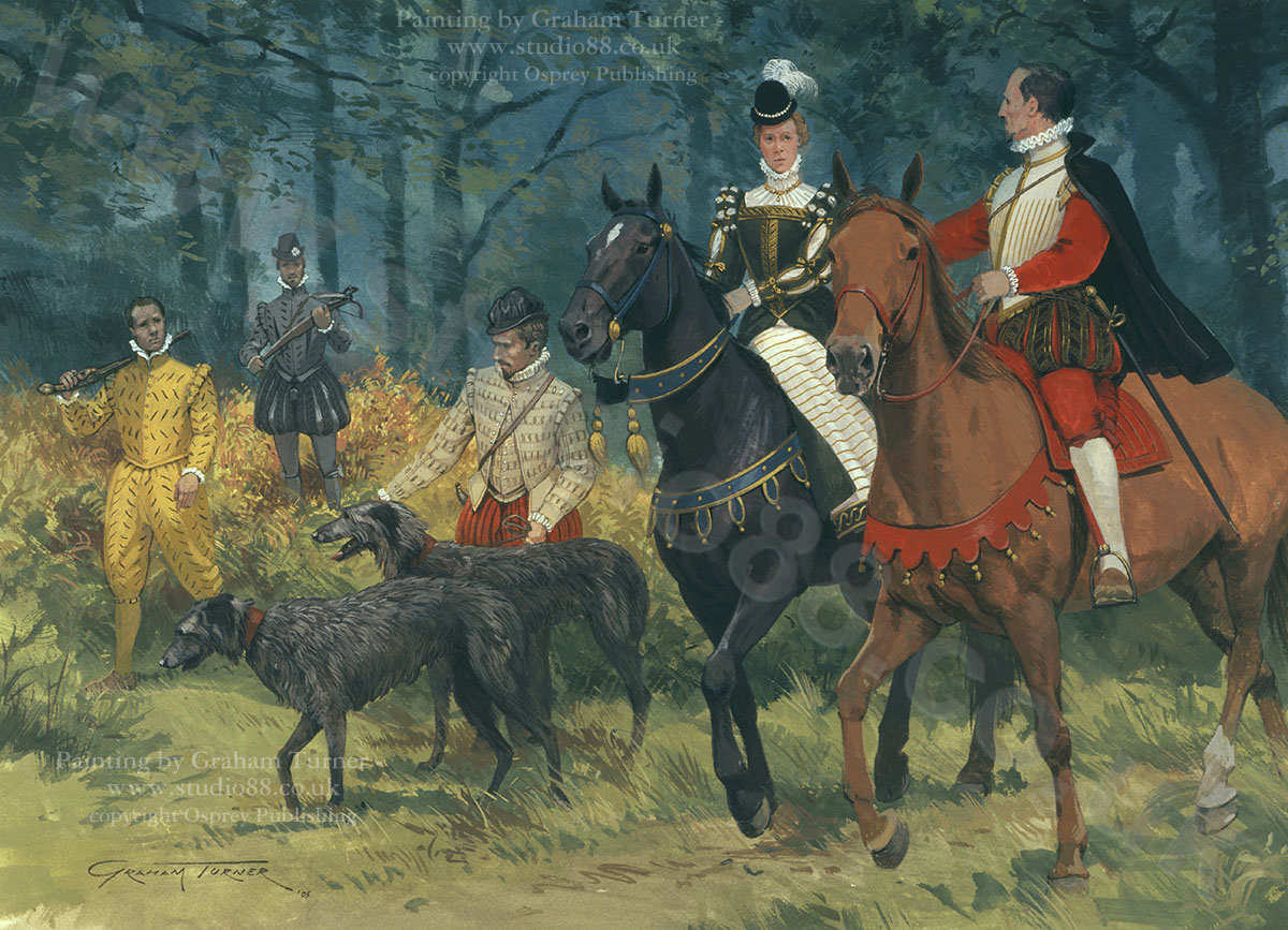 Elizabethan Hunt - Original painting