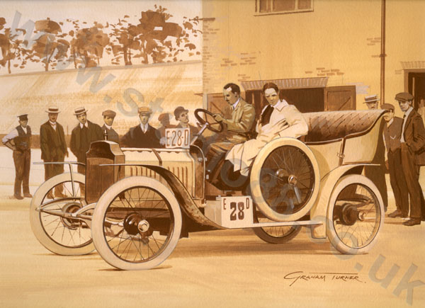 1908 Vauxhall 20 h.p. Y1 - original painting
