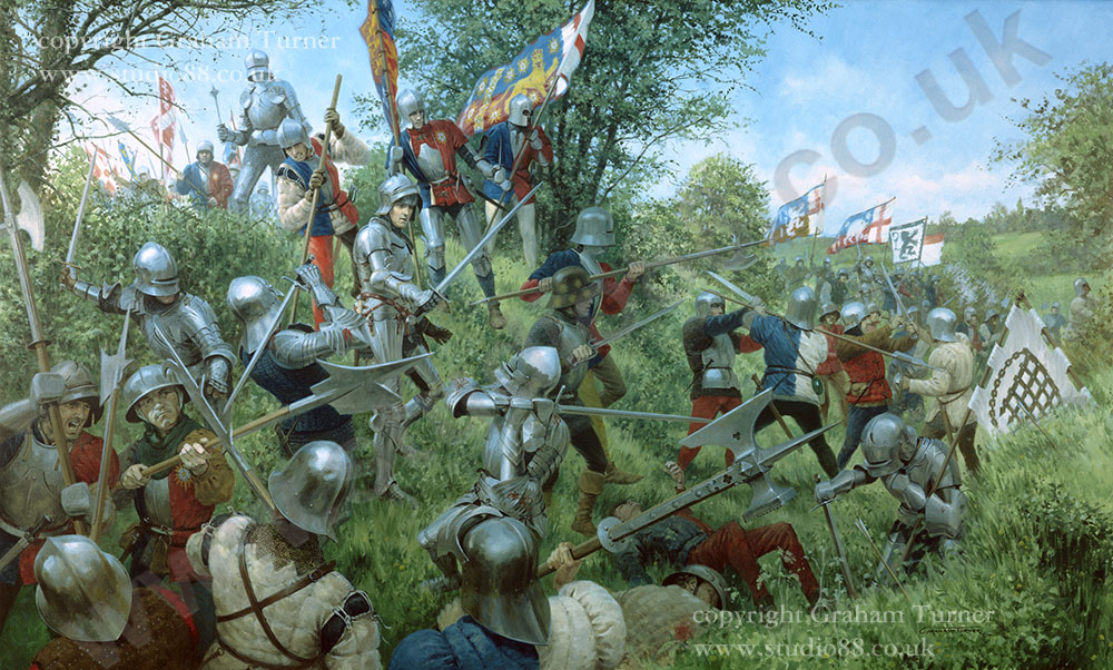 The Battle of Tewkesbury - Canvas Print