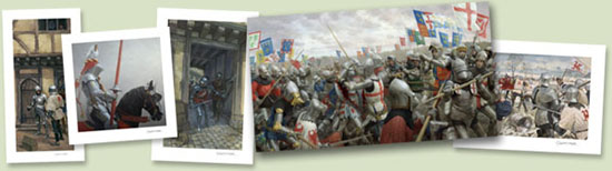 Medieval, Historical and Military Art Prints by Graham Turner
