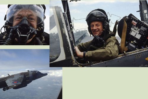Michael Turner Harrier flight